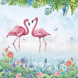 Изображение #32247 Flamingo duo фотообои