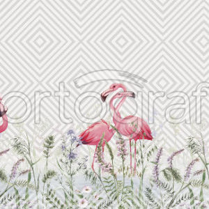 Изображение #32254 Flamingo dance фотообои