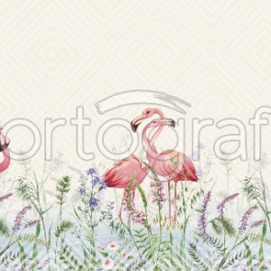 Изображение #32255 Flamingo dance фотообои