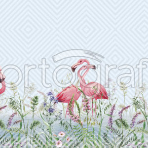 Изображение #32256 Flamingo dance фотообои