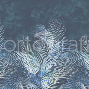 Изображение #32724 Tropical rainbow blue фотообои