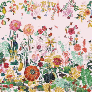 Изображение #32786 Tropical garden pink фотообои