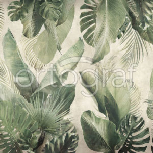 Изображение #34203 Palm leaves sepia фотообои