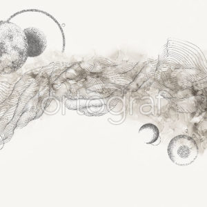 Изображение #34541 Gray fluid Фотообои