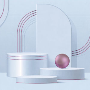 ИЗОБРАЖЕНИЕ #34791 PINK SHAPES фотообои