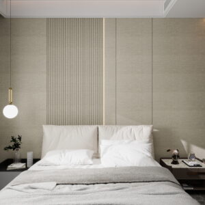 Панель из КМ Wool grey carbon matt/Шерсть серый карбон матовый 1100*2800*8